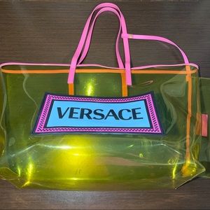 versace clear bag